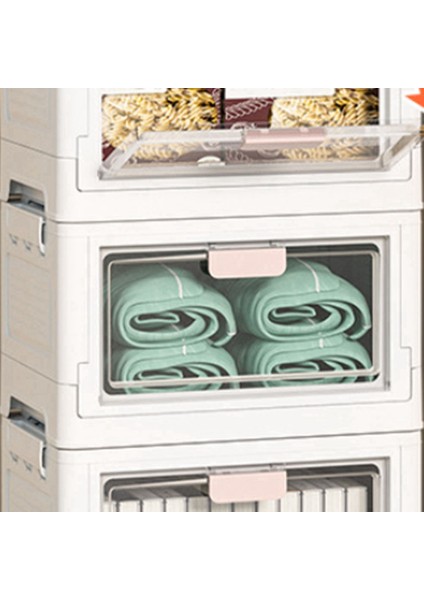 Kapaklı Katlanır Saklama Kutusu Tekerlekler Istiflenebilir Katlanabilir Yerden Tasarruf Konteyneri Seyahat Katlanır Saklama Kutusu (Yurt Dışından) indirimleri