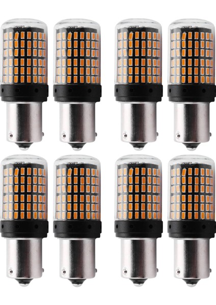 8 Adet Süper Parlak Flaş Yok 1156 Canbus Araba LED Işık BA15S PY21W 144SMD 3014 Cips Araba LED (Yurt Dışından)