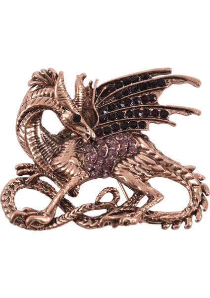 Kristal Yapay Elmas Broş Pin Kişiselleştirilmiş Gül Altın (Yurt Dışından)