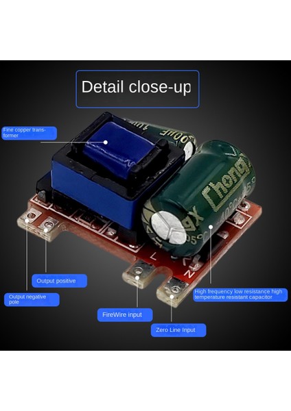 5pcs 5V 600MA Izole Anahtarlama Güç Modülü Ac-Dc Adım Aşağı Modülü 220V 110V - 5V (Yurt Dışından) modelleri