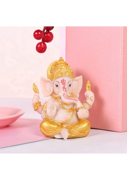 3x Haidianzi Altın Lord Ganesha Buda Heykeli Fil Tanrı Heykelleri Ganesh Figürleri (Yurt Dışından) fırsatları