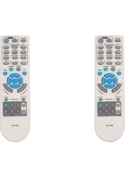 2x RD-448E Projektör Uzaktan Kumandası Için Projektör V260X+V300X+V260 RD-448E RD-443E LT180+LT280 LT380 M230 RD-450C (Yurt Dışından)