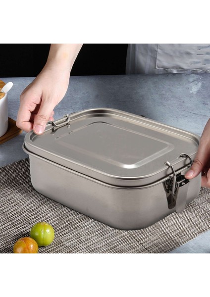Kilit Klipsli ve Sızdırmaz Tasarımlı 3x Paslanmaz Çelik Öğle Yemeği Kabı, 800ML Bento Kutuları Öğle Yemeği Kabı (Yurt Dışından) indirimleri