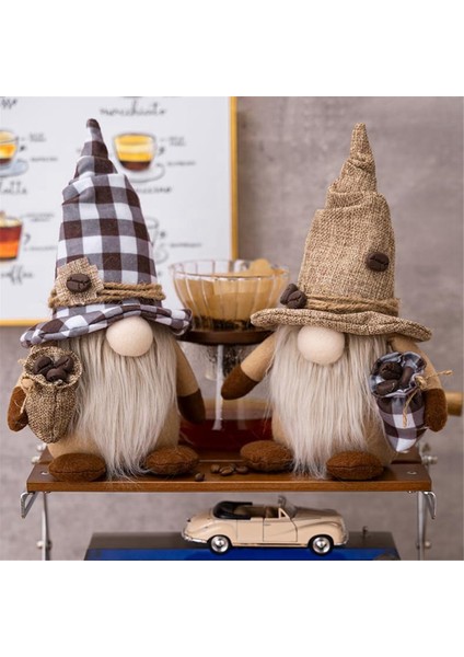 2 Adet Cüceler Peluş, Yeni Eve Taşınma Hediyesi Ev Ofis Çiftlik Evi, Cüceler Peluş Bebek Noel Süslemeleri Ev Dekorasyonu (Yurt Dışından) modelleri