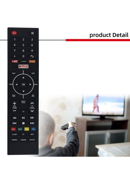 Yeni Elementler Için Uzaktan Kumanda UHD 4K Tv WE50UB4417 WE55UB4417 WD40FB2530 ELSW3917BF E4SFT5017 E4STA5017 (Yurt Dışından)