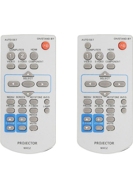 2x Projektör PT-VW330U PT-VX400U PT-VW330E Için Uzaktan Kumanda Mxcz'yi Değiştirin (Yurt Dışından)