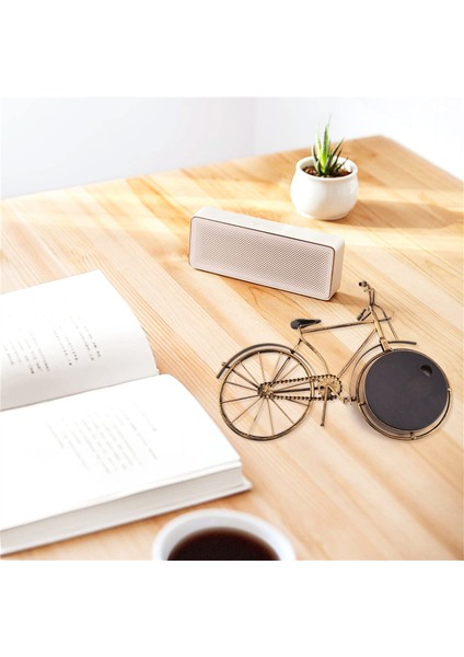 Vintage Demir Bisiklet Tipi Masa Saati Klasik Geçmeyen Sessiz Retro Dekoratif Bisiklet Saati Oturma Odası Çalışma Odası Cafe Bar Ofis Süsleme Hediyeler Antik Bakır Renkli (Yurt Dışından) fırsatları