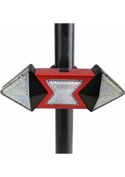 Bisiklet Dönüş Sinyali Işığı Uzaktan Bisiklet Kuyruk Işığı USB Şarj Edilebilir Arka Işık Bisiklet Uyarı Işığı 1 (Yurt Dışından)