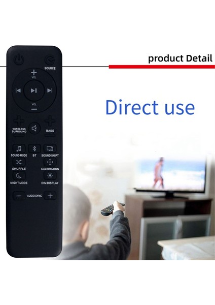 Bar Için Uzaktan Kumanda 2.1 3.1 5.1 Kanal 4K Ultra Hd Ses Çubuğu Sistemi Kablosuz Ev Sineması Ses Uzaktan Kumanda (Yurt Dışından) fiyatları