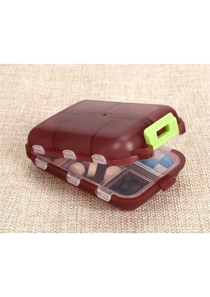 5'li Etiketli Seyahat Ilaç Kutusu Paketi, Yedi Günlük 10 Bölmeli Ilaç Kutusu, Cep Cüzdanı Için Küçük Ilaç Kutusu (Yurt Dışından) modelleri