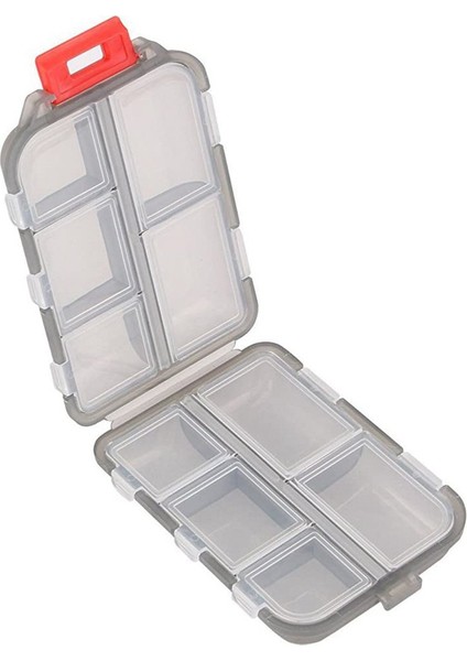 5'li Etiketli Seyahat Ilaç Kutusu Paketi, Yedi Günlük 10 Bölmeli Ilaç Kutusu, Cep Cüzdanı Için Küçük Ilaç Kutusu (Yurt Dışından) fırsatları