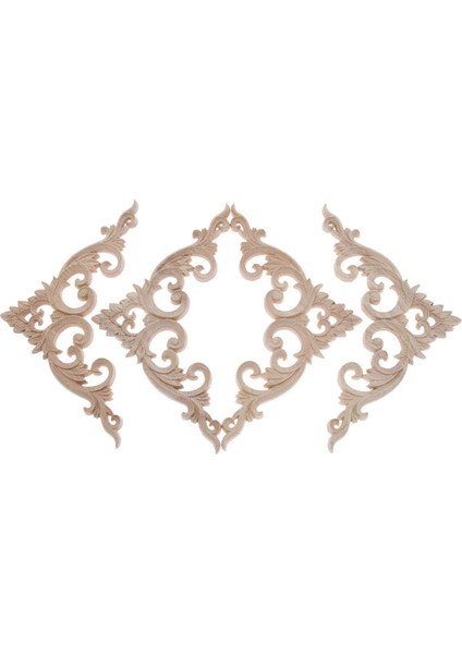 16 Adet Ahşap Oyma Köşe Onlay Aplike Boyasız Çerçeve Dolap Dolap Çıkartması Ev Mobilya Dekorasyonu Için 15 cm (Yurt Dışından) fiyatları