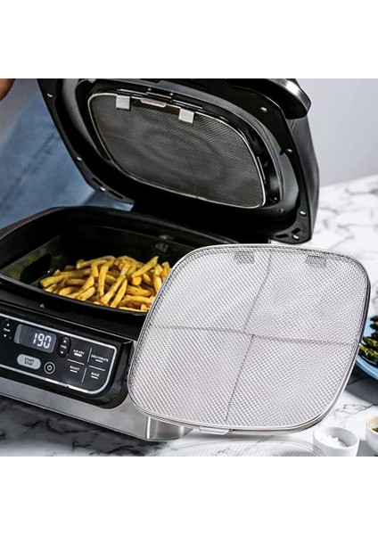 Ninja Foodi AG301 5-In-1 Kapalı Izgara Için Yedek Sıçrama Kalkanı, Paslanmaz Çelik AG300 AG300C AG301C AG302 AG400 (Yurt Dışından)