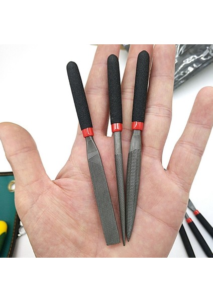 Küçük Çelik Dosyalar Iğne Dosyası Düz Dosya Taş Cam Metal Oyma El Sanatları Iğne Dosyalama Ağaç Işleme El Dosya Aracı (Yurt Dışından)