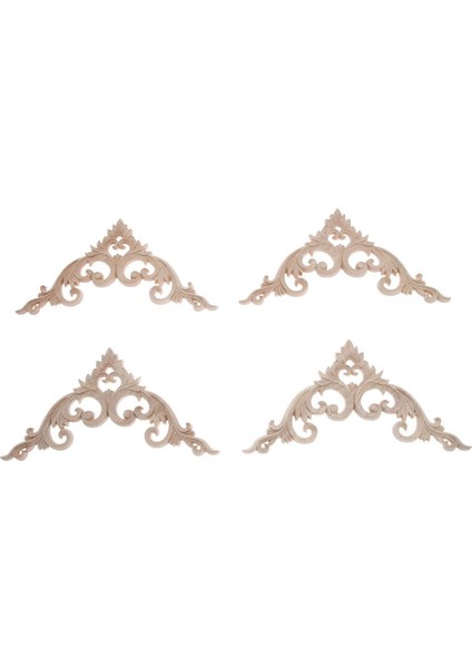 16 Adet Ahşap Oyma Köşe Onlay Aplike Boyasız Çerçeve Dolap Dolap Çıkartması Ev Mobilya Dekorasyonu Için 15 cm (Yurt Dışından) modelleri