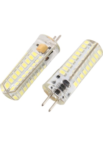 2x 6.5W Gy6.35 LED Ampuller 72 2835 Smd LED 320LM 50W Halojen Lambalar Eşdeğer Kısılabilir Saf Beyaz 6000K 360 Derece Işın Açısı Silikon Mısır Ampul (Yurt Dışından)