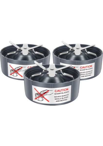 Nutribullet 600W/ 900W Modelleri Için 3 Parça Yedek Çıkarma Bıçağı Yedek Parçalar Bıçağı (Yurt Dışından) fiyatları