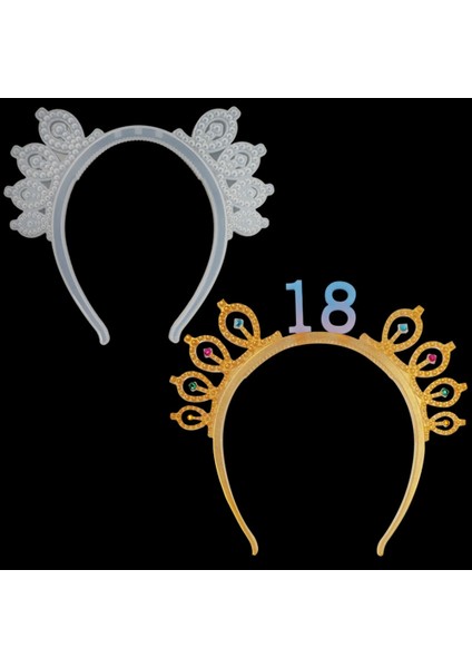 Doğum Günü Kafa Bandı Reçine Kalıp Seti Dıy Epoksi Reçine Doğum Günü Taç Numarası ile Silikon Kalıp Parti Dekorasyon (Yurt Dışından) modelleri