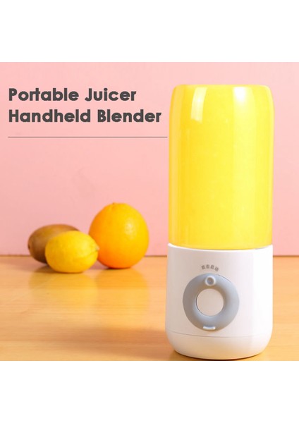 Taşınabilir Blender Elektrikli USB Mikser Sıkacağı Makinesi 500 ml Mini Gıda Smoothie Işlemcisi Kişisel Meyve Sıkacağı Sıkacağı C (Yurt Dışından) fırsatları