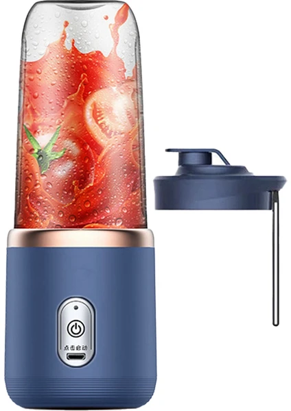 6 Bıçaklı Taşınabilir Blender Meyve Blender Otomatik USB Smoothie Blenderı Buz Ezme Fincan Mini Elektrikli Blender (Yurt Dışından)