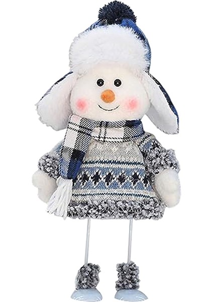 Yılbaşı Hediyeleri - Animasyonlu Sevimli Peluş Bebek Koleksiyon Heykelcik, Noel Yatak Odası Ev Masa Masaüstü C Için Salıncak Dekor (Yurt Dışından)