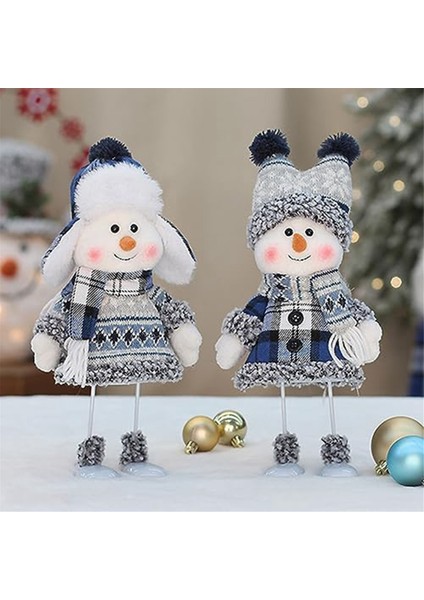 Yılbaşı Hediyeleri - Animasyonlu Sevimli Peluş Bebek Koleksiyon Heykelcik, Noel Yatak Odası Ev Masa Masaüstü C Için Salıncak Dekor (Yurt Dışından) fırsatları