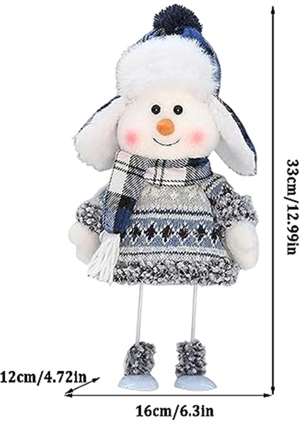 Yılbaşı Hediyeleri - Animasyonlu Sevimli Peluş Bebek Koleksiyon Heykelcik, Noel Yatak Odası Ev Masa Masaüstü C Için Salıncak Dekor (Yurt Dışından) indirimleri