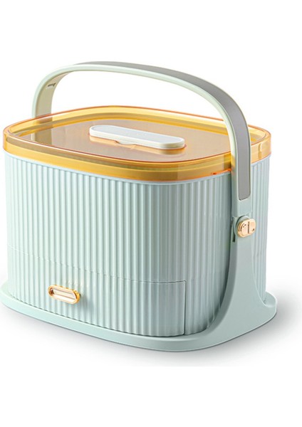 Taşınabilir Ilk Yardım Çantası Konteyner Ilaç Kutusu Maske Depolama Aile Ev Acil Durum Çantası Hap Setleri, Yeşil Sarı (Yurt Dışından) modelleri