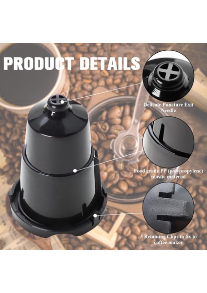 Keurig K-Cup K10,K40,K60,K70,K75,K75 Kahve Filtreli Fincan Yedek Parça Için K-Bardak Tutucu Değiştirme (Yurt Dışından) modelleri