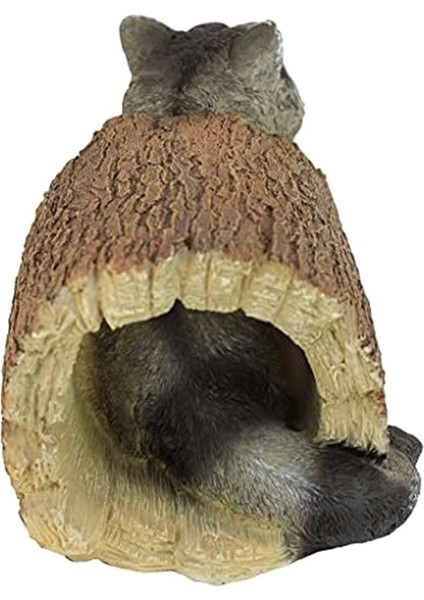 Bandit The Animal Kapalı/açık Bahçe Hayvan Heykeli, El Döküm Polyresin, Tam Renkli Kaplama (Yurt Dışından)