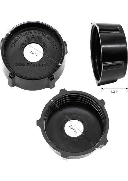 2x 4902 Blender Kavanoz Alt Taban Kapağı, Oster Blender Yedek Parçalarıyla Uyumlu (Yurt Dışından)