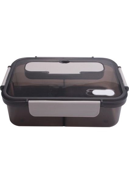 Öğle Yemeği Kutusu, 1500ML Bento Kutusu, 3 Bölmeli Yemek Kabı ve Çatal Bıçak Takımı,mikrodalga ve Yemek Hazırlama Kapları (Yurt Dışından)