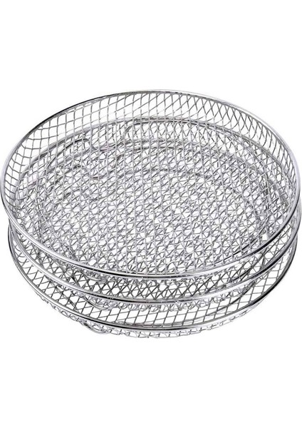 2x Hava Fritöz Üç Istiflenebilir Kurutucu Rafları Gowise Philips Ninja Paslanmaz Çelik Hava Fritöz Rafı Tüm 4.2-5.8qt'ye Uygun (Yurt Dışından)