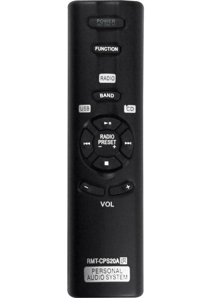 -CPS20A RMTCPS20A Kişisel Ses Sistemi Için Uzaktan Kumandayı Değiştirin ZS-PS20CP ZSPS20CP (Yurt Dışından)