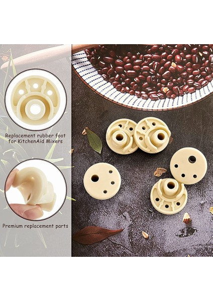 5 Adet Mikser Ayak Alt Pedi Standı Eki Yedek Mikser Aksesuarları Kitchenaid Mikser Için Uyumlu 9709707 (Yurt Dışından) indirimleri