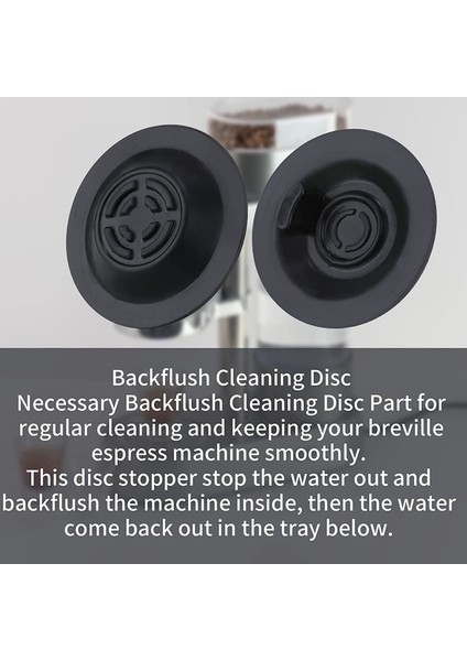 2 Paket Espresso Temizleme Diski, Espresso Makinesi 9 Serisi Için Uygun, 58MM Espresso Makinesi Aksesuar Contası (Yurt Dışından) indirimleri