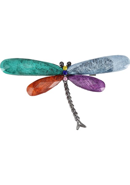 Vintage Tasarım Parlak Kristal Rhinestone Dragonfly Broşlar Kadınlar Için Elbise Eşarp Broş Pins Takı Aksesuarları Hediye Renkli (Yurt Dışından)