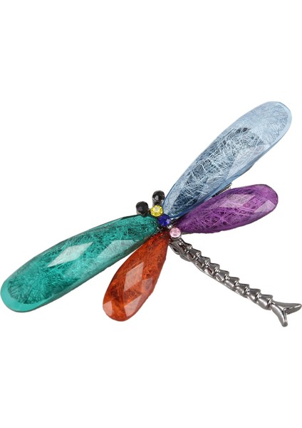 Vintage Tasarım Parlak Kristal Rhinestone Dragonfly Broşlar Kadınlar Için Elbise Eşarp Broş Pins Takı Aksesuarları Hediye Renkli (Yurt Dışından)