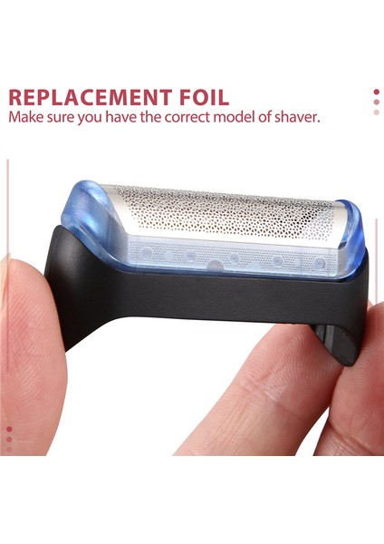 Braun 10B/20B/20S Için Tıraş Makinesi/tıraş Makinesi Folyosu ve Kesici Bıçağının Değiştirilmesi, Tıraş Makinesinin Yedek Folyosu+Kesici Bıçağı (Yurt Dışından)