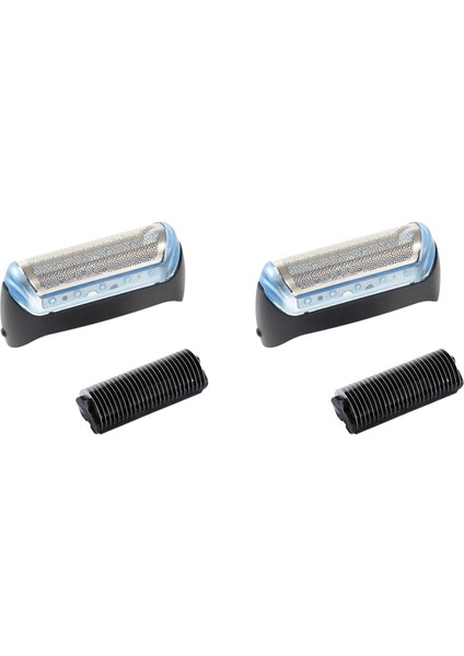 2x Elektrikli Örgü Dayanıklı Tıraş Makinesi Folyo Kafa Parçaları Braun 10B/20B Modeli 180 190 170 1775 1735 (Yurt Dışından)