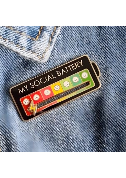 Sosyal Pin - Emaye Ruh Hali Pin Komik Emaye Duygusal Pin Haftanın 7 Günü Estetik Broş, 2 Adet Kare (Siyah, Beyaz) (Yurt Dışından) fiyatları