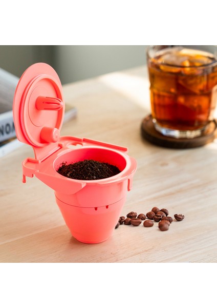 Keurig 2.0 Için Kahve Pod Dolu Kapsül Filtresi Keurig K200/K250/K300 Için Kahve Kapsül Bardağı Yeniden Kullanılabilir Örgü Süzgeç (Yurt Dışından)