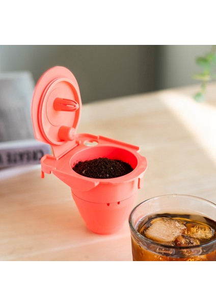 Keurig 2.0 Için Kahve Pod Dolu Kapsül Filtresi Keurig K200/K250/K300 Için Kahve Kapsül Bardağı Yeniden Kullanılabilir Örgü Süzgeç (Yurt Dışından)