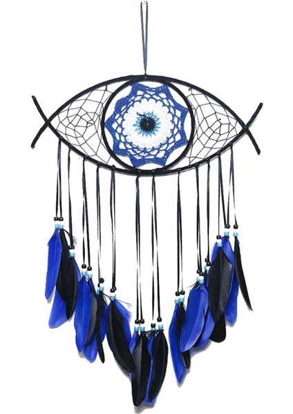 Nazar Dream Catchers Yatak Odası Için El Dokuma Makrome Dreamcatcher Duvar Asılı Ev Dekor Iyi Şanslar Nimet Hediye, 3 (Yurt Dışından)