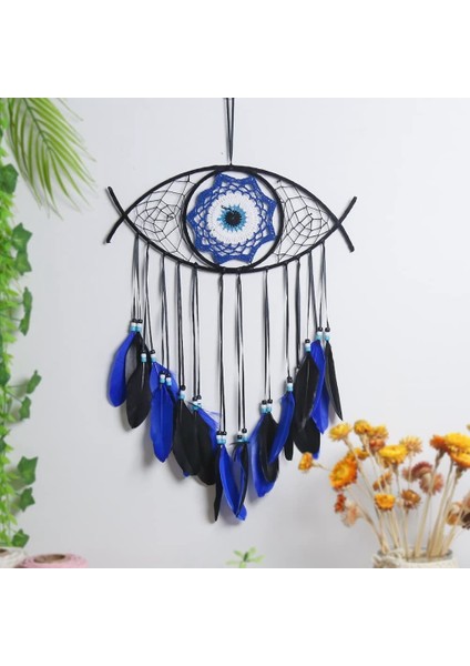 Nazar Dream Catchers Yatak Odası Için El Dokuma Makrome Dreamcatcher Duvar Asılı Ev Dekor Iyi Şanslar Nimet Hediye, 3 (Yurt Dışından) indirimleri