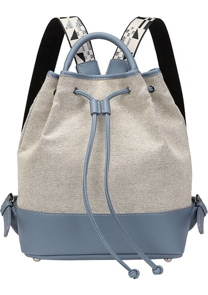 Kadın Sırt Çantası Basit Japon Koleji Renk Eşleşen Sırt Çantası (Yurt Dışından)