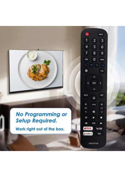 Tv Için EN2X27HS Uzaktan Kumandayı Değiştirin H55M3300 H50M3300 H49M3000 H49M2600 H43MEC3050 H75M7900 H65M7000 H40M3300 (Yurt Dışından) indirimleri