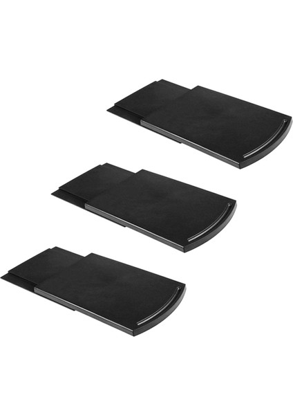 3x Mutfak Lavabo Sürgülü Kahve Tepsisi Matı, Pürüzsüz Dönen Tekerlekler ile (Yurt Dışından)