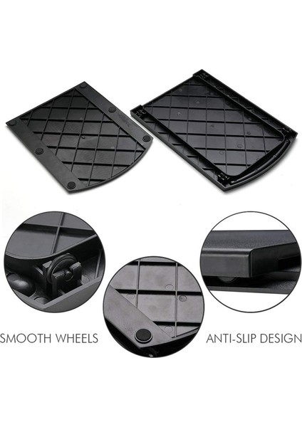 3x Mutfak Lavabo Sürgülü Kahve Tepsisi Matı, Pürüzsüz Dönen Tekerlekler ile (Yurt Dışından) fırsatları