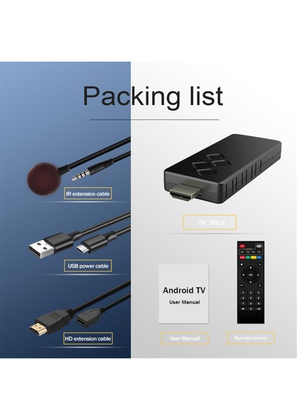 Q2 Tv Çubuk Mini Pc 2g + 16G Android 10 Tv Kutusu 2.4g/5g Wifi + Bt4.0 Akıllı Tv Kutusu 265 Tv Alıcısı Medya Oynatıcı Set Üstü Kutusu (Yurt Dışından)